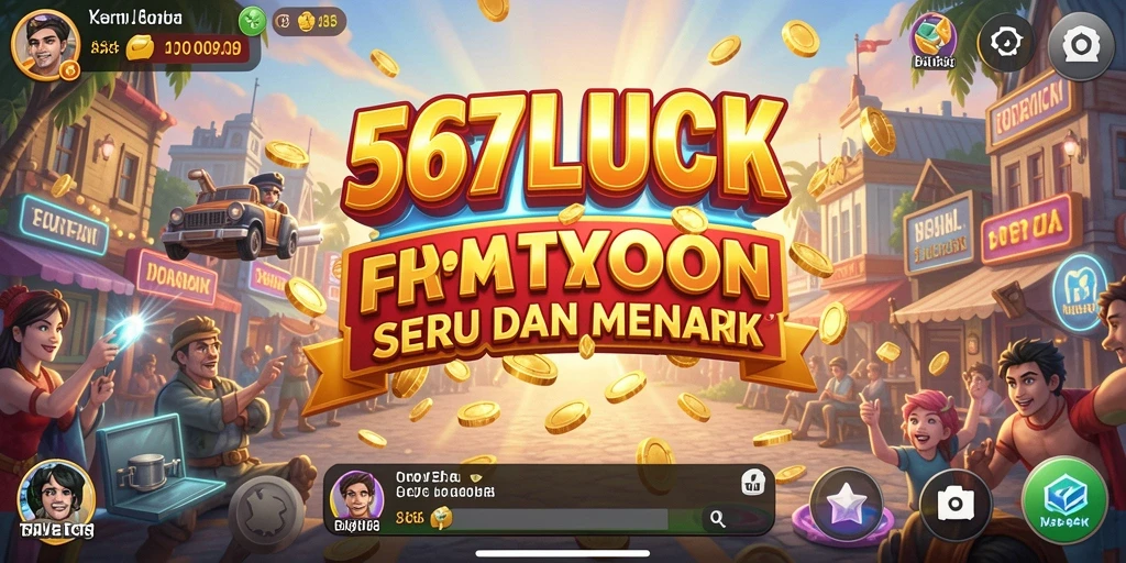 Tampilan gameplay 567LUCK yang menarik dan penuh warna.