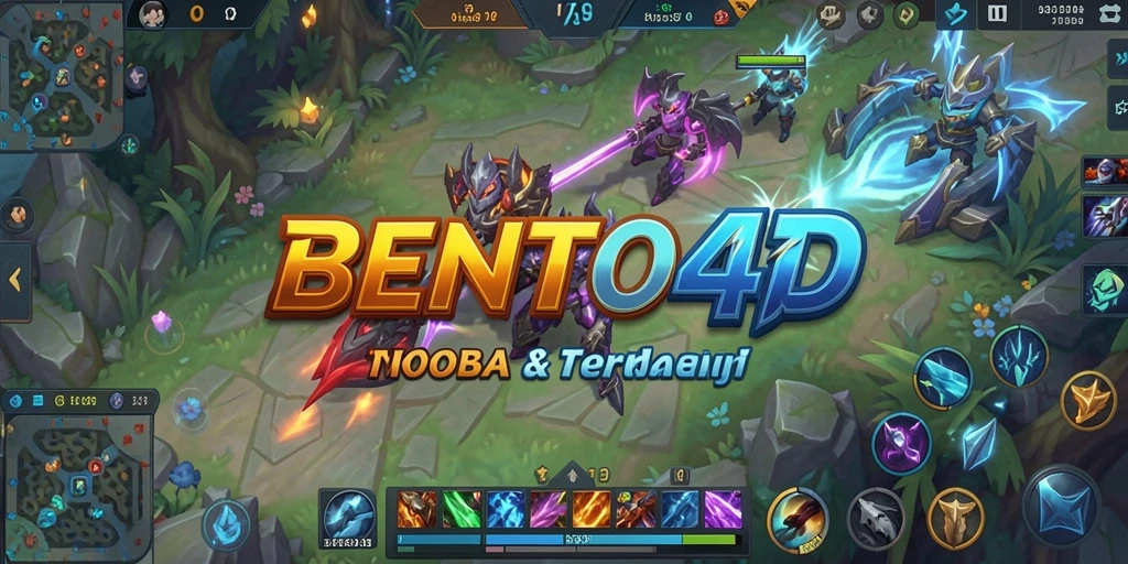 Gameplay MOBA intens dengan karakter menarik.