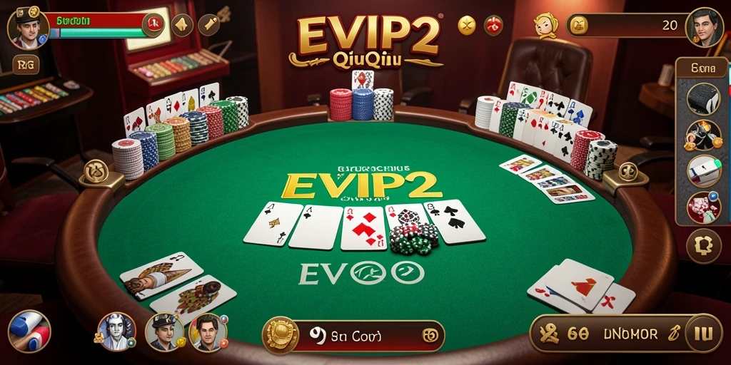 Screenshot gameplay QiuQiu yang penuh aksi di EVIP2.