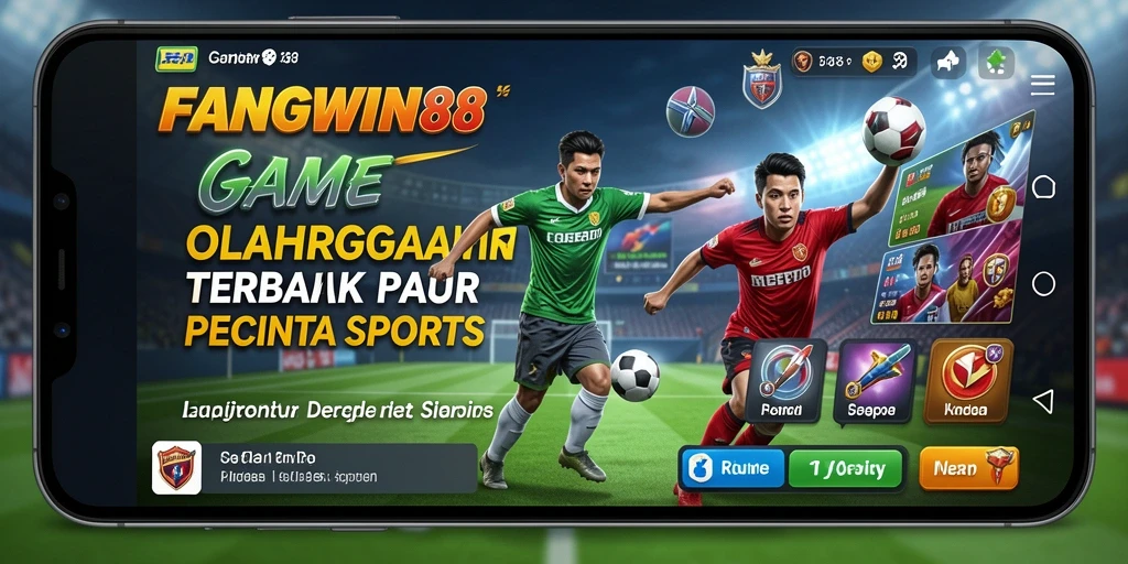 Tampilan gameplay <strong>FANGWIN88</strong> yang mendebarkan dan seru di arena olahraga.