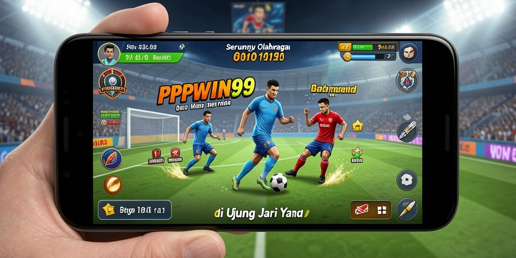 Tangkapan layar gameplay PPWIN99 menunjukkan aksi olahraga yang mendebarkan.
