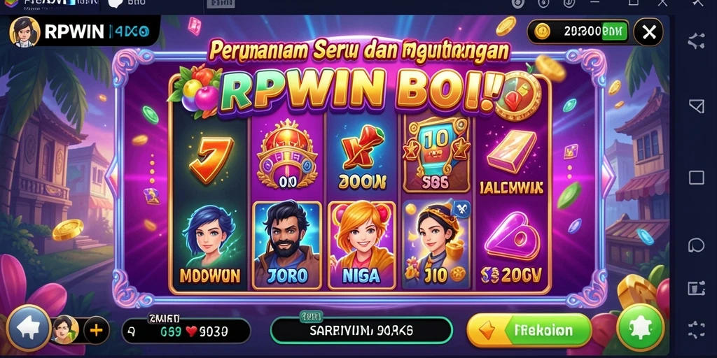 Tampilan gameplay Slot yang seru dan interaktif dari RPWIN.