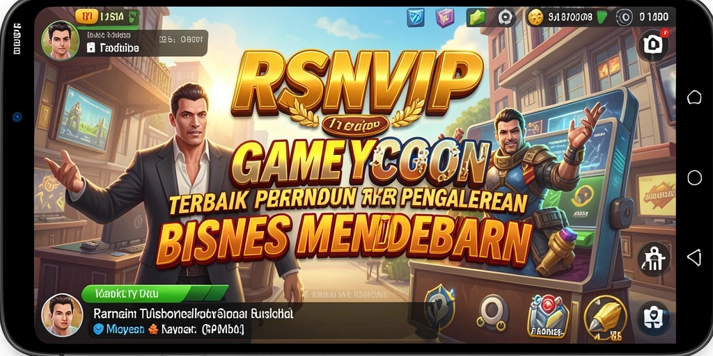 Screenshot gameplay RSNVIP yang menampilkan keseruan membangun bisnis Tycoon.
