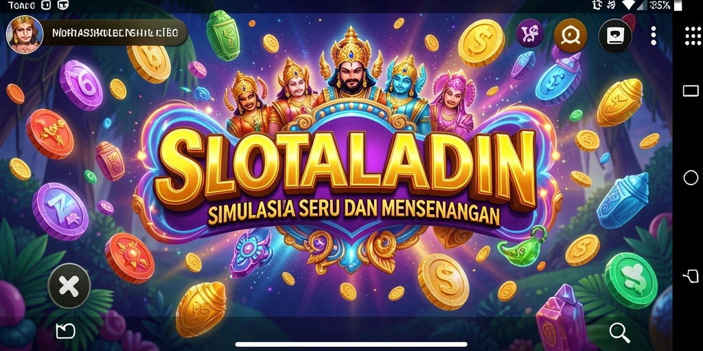 Tampilan gameplay SLOTALADIN yang seru dan interaktif.