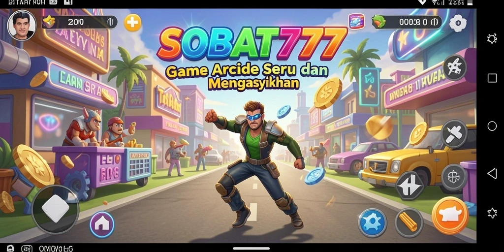 Tangkapan layar menampilkan gameplay menegangkan dari SOBAT777.