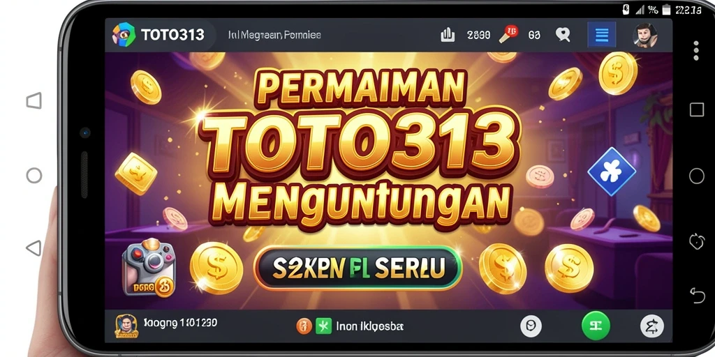 Screenshot gameplay TOTO313 yang menunjukkan keseruan bermain slot.